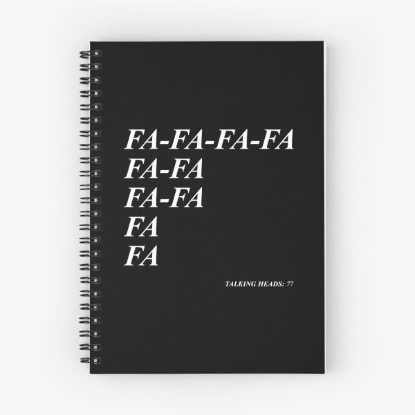 Item preview, Talking Heads Psycho Killer Fa Fa Fa Italic Serif Typography designed and sold by nessismore.