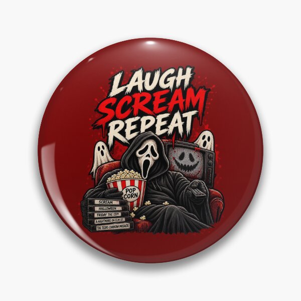 Artikelvorschau, Frightday Lachen Schreien Wiederholen entworfen und verkauft von FrightDay.