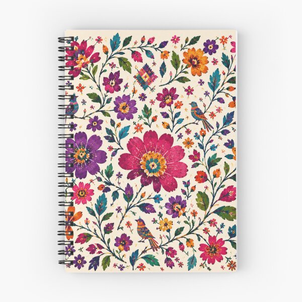 Item preview, Guatemalan Folk Garden – Maya Huipil Inspired Floral Pattern designed and sold by MarekoraStudio.