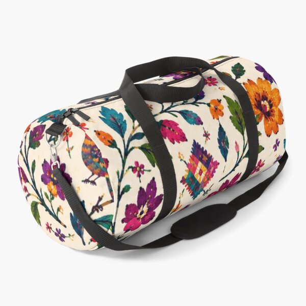 Item preview, Guatemalan Folk Garden – Maya Huipil Inspired Floral Pattern designed and sold by MarekoraStudio.