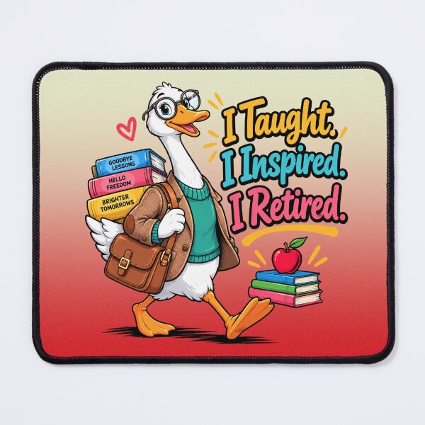 Item preview, I Taught, I Inspired, I Retired | Retired Teacher Crewneck designed and sold by Xpression876.