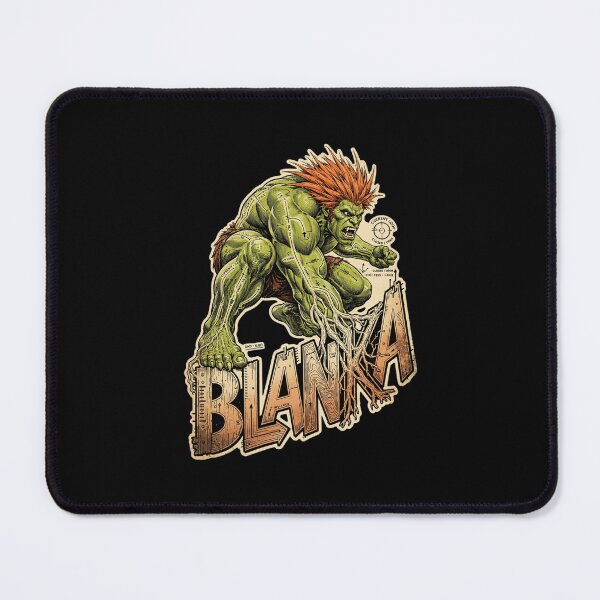 Item preview, Blanka Street Fighter Design, Blanka The Beast Artwork, Street Fighter Blanka Graphic, Blanka Fighting Game Art, Electric Thunder, Rolling Attack, Arcade Gaming Gift, Capcom Fan Art designed and sold by Typologystudios.