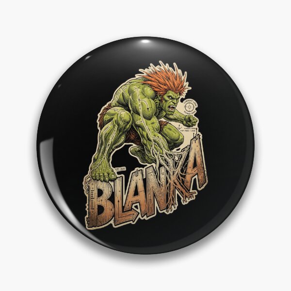 Item preview, Blanka Street Fighter Design, Blanka The Beast Artwork, Street Fighter Blanka Graphic, Blanka Fighting Game Art, Electric Thunder, Rolling Attack, Arcade Gaming Gift, Capcom Fan Art designed and sold by Typologystudios.