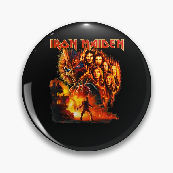Artikelvorschau, Maiden Eddie Fire Band entworfen und verkauft von IhanVaanMaArt.