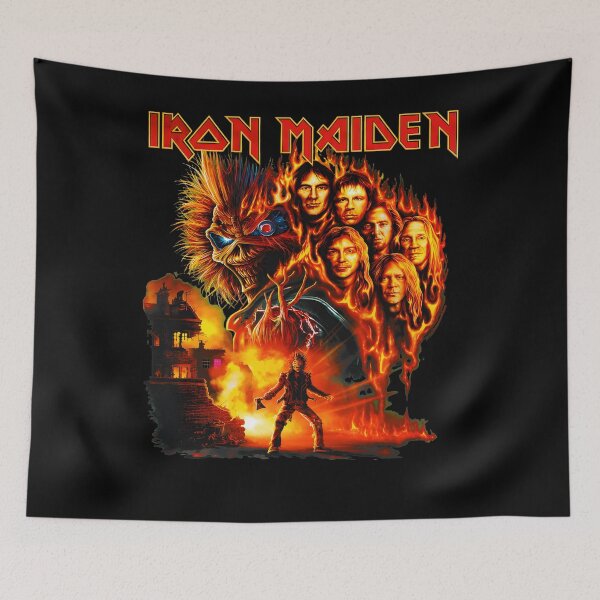 Item preview, Maiden Eddie Fire Band designed and sold by IhanVaanMaArt.