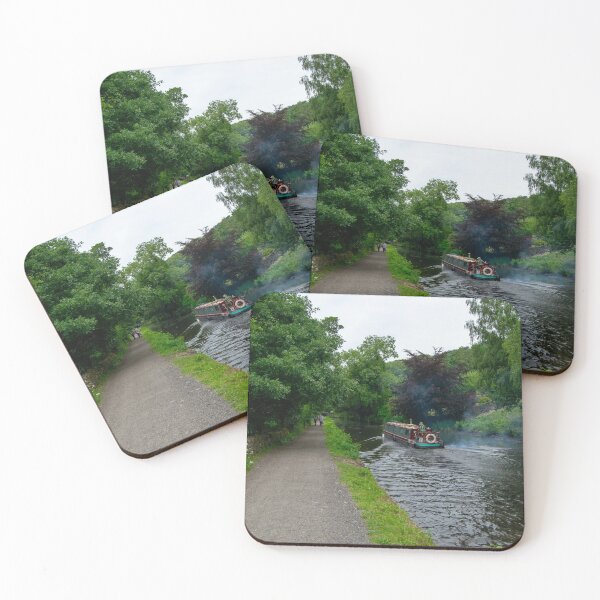 Item preview, Traditional Narrowboat on the Rochdale Canal, Brearley designed and sold by ArtworkNorth.