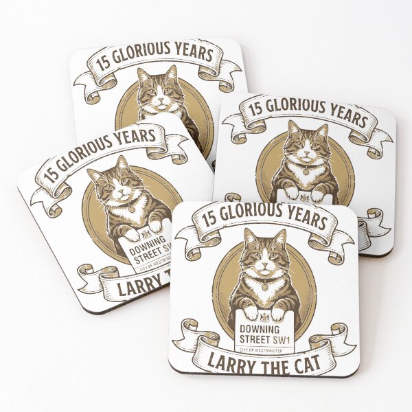 Item preview, Larry The Cat 15 Glorious Years 10 Downing Street Chief Mouser T-Shirt designed and sold by Alternative Eye.