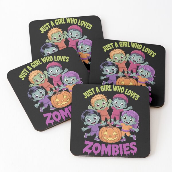 Item preview, Just a Girl Who Loves Zombies, designed and sold by jkrphoto.