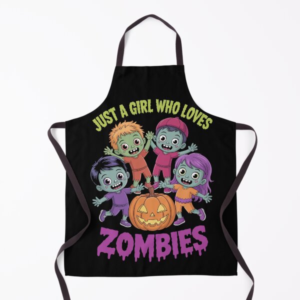 Item preview, Just a Girl Who Loves Zombies, designed and sold by jkrphoto.