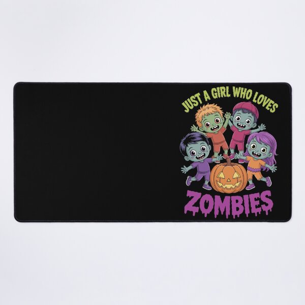 Item preview, Just a Girl Who Loves Zombies, designed and sold by jkrphoto.