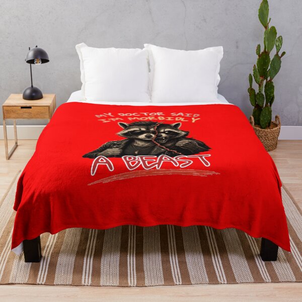 Item preview, My Doctor Said I'm Morbidly a Beast Raccoon Duo Design designed and sold by Creative-Sanc.
