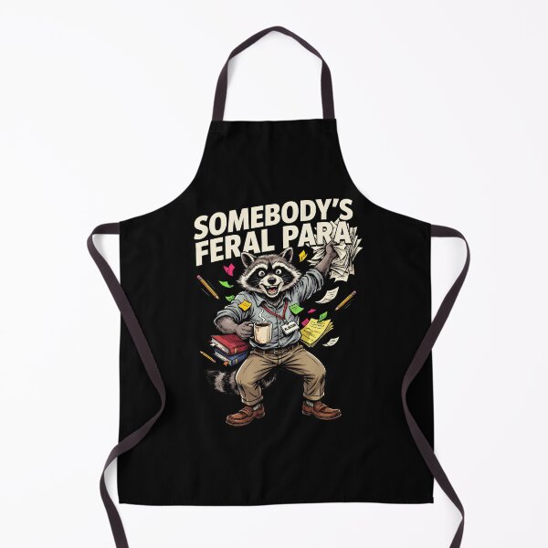 Item preview, Somebody’s Feral Para Funny Paraeducator Raccoon designed and sold by Redgiant87x.