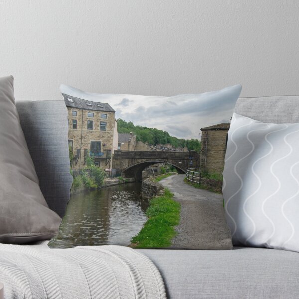 Item preview, Station Road Bridge on the Rochdale Canal, Luddendenfoot designed and sold by ArtworkNorth.