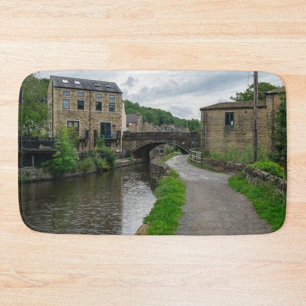 Item preview, Station Road Bridge on the Rochdale Canal, Luddendenfoot designed and sold by ArtworkNorth.