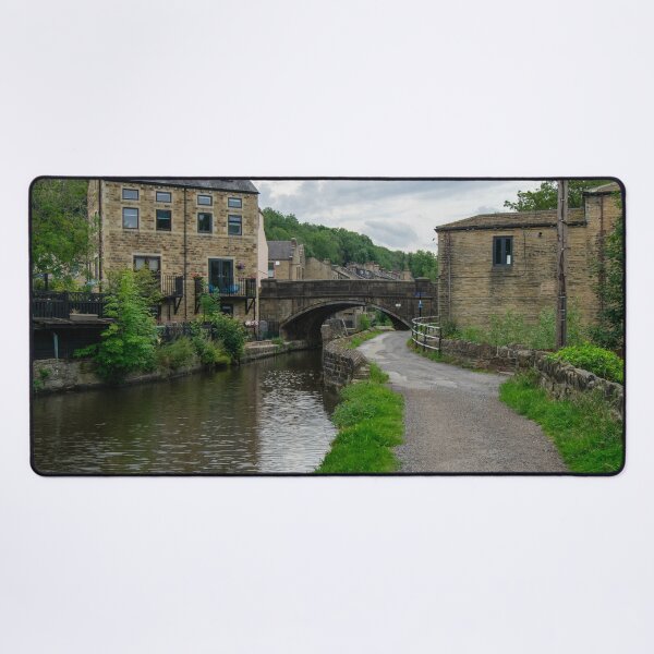 Item preview, Station Road Bridge on the Rochdale Canal, Luddendenfoot designed and sold by ArtworkNorth.