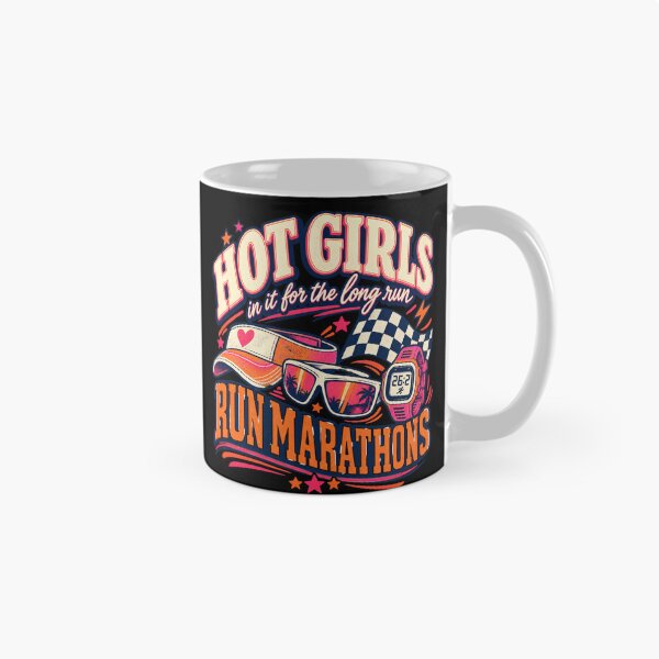 Item preview, Funny Marathon Girl Vintage Running Design designed and sold by Castielalger.