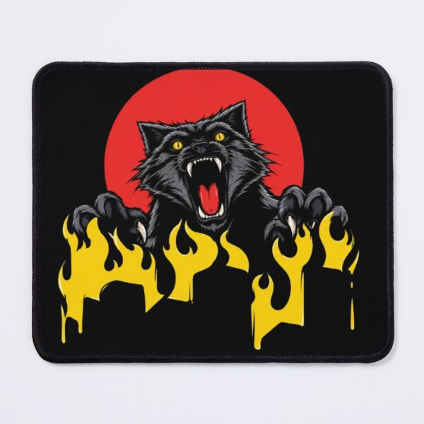 Item preview, black panther surrounded by blazing flames designed and sold by Leo Bennett.
