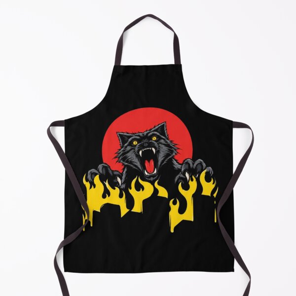 Item preview, black panther surrounded by blazing flames designed and sold by Leo Bennett.