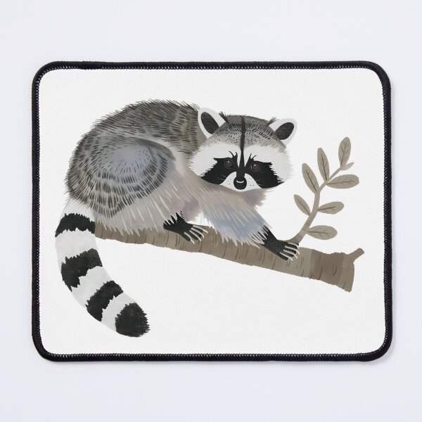 Item preview, Adorable Raccoon On a Tree Branch designed and sold by xiao xuans.
