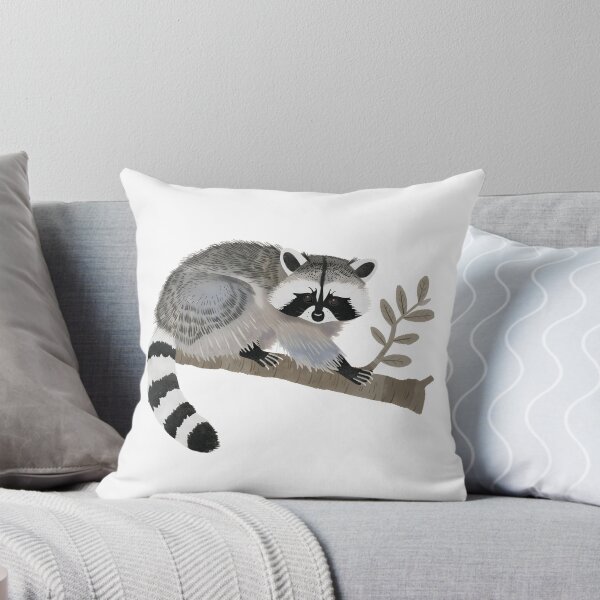 Item preview, Adorable Raccoon On a Tree Branch designed and sold by xiao xuans.