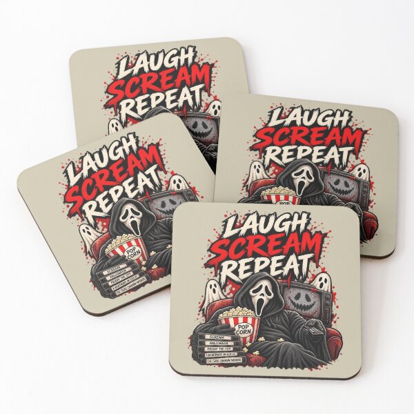 Item preview, Frightday Laugh Scream Repeat designed and sold by FrightDay.