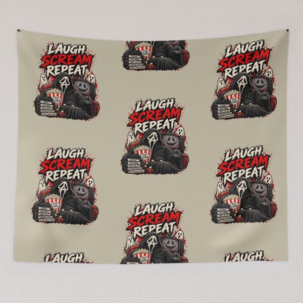 Item preview, Frightday Laugh Scream Repeat designed and sold by FrightDay.