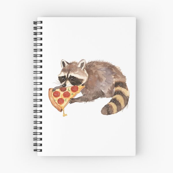 Item preview, Adorable Raccoon Eating Pizza designed and sold by xiao xuans.
