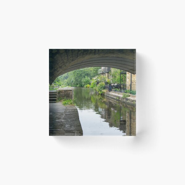 Item preview, Rochdale Canal View under Station Road Bridge, Luddendenfoot designed and sold by ArtworkNorth.