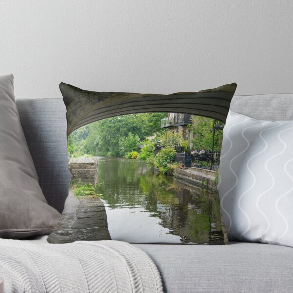 Item preview, Rochdale Canal View under Station Road Bridge, Luddendenfoot designed and sold by ArtworkNorth.