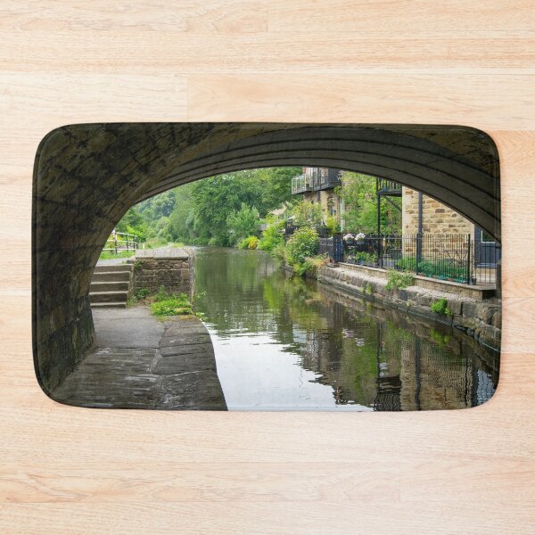 Item preview, Rochdale Canal View under Station Road Bridge, Luddendenfoot designed and sold by ArtworkNorth.