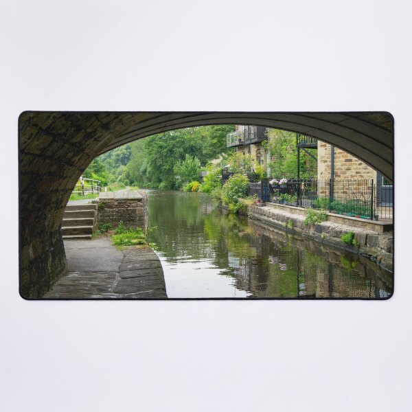 Item preview, Rochdale Canal View under Station Road Bridge, Luddendenfoot designed and sold by ArtworkNorth.