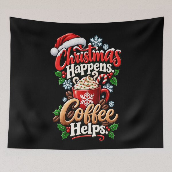 Item preview, Christmas Happens Coffee Helps designed and sold by RockitBaby.