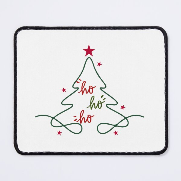 Item preview, Minimal Christmas Tree Ho Ho Ho Holiday Typography designed and sold by AaryaGraphics.