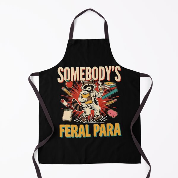 Item preview, Somebody’s Feral Para Funny Paraprofessional Raccoon Meme designed and sold by Redgiant87x.