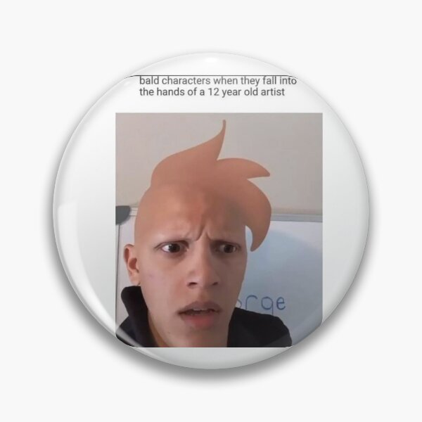 Item preview, bald characters when when they fall into the hands of a 12 year old artist designed and sold by cloudzer0000.