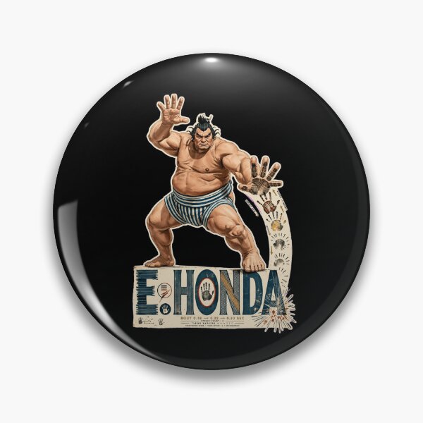 Item preview, E. Honda Street Fighter Design, E. Honda The Sumo Artwork, Street Fighter E. Honda Graphic, E. Honda Fighting Game Art, Hundred Hand Slap, Sumo Headbutt, Arcade Gaming Gift, Capcom Fan Art designed and sold by Typologystudios.