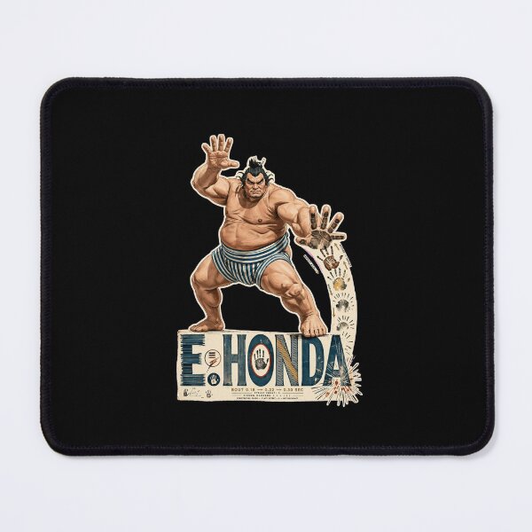 Item preview, E. Honda Street Fighter Design, E. Honda The Sumo Artwork, Street Fighter E. Honda Graphic, E. Honda Fighting Game Art, Hundred Hand Slap, Sumo Headbutt, Arcade Gaming Gift, Capcom Fan Art designed and sold by Typologystudios.