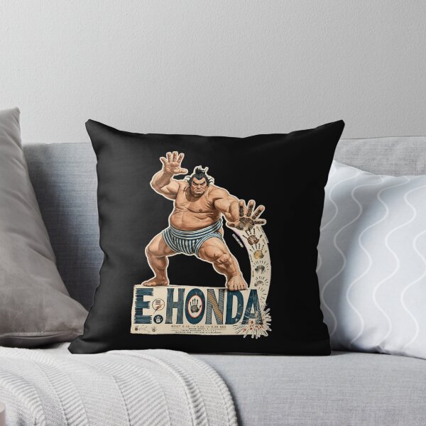 Item preview, E. Honda Street Fighter Design, E. Honda The Sumo Artwork, Street Fighter E. Honda Graphic, E. Honda Fighting Game Art, Hundred Hand Slap, Sumo Headbutt, Arcade Gaming Gift, Capcom Fan Art designed and sold by Typologystudios.