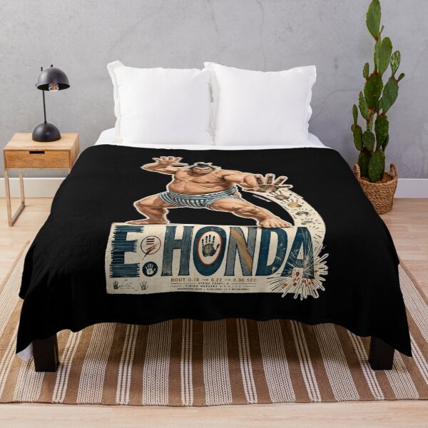 Item preview, E. Honda Street Fighter Design, E. Honda The Sumo Artwork, Street Fighter E. Honda Graphic, E. Honda Fighting Game Art, Hundred Hand Slap, Sumo Headbutt, Arcade Gaming Gift, Capcom Fan Art designed and sold by Typologystudios.