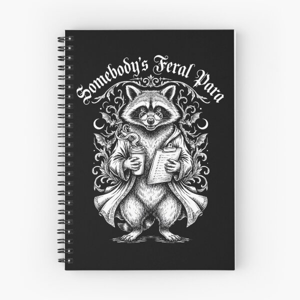 Item preview, Somebody’s Feral Para Raccoon Design for Paraeducators designed and sold by Redgiant87x.