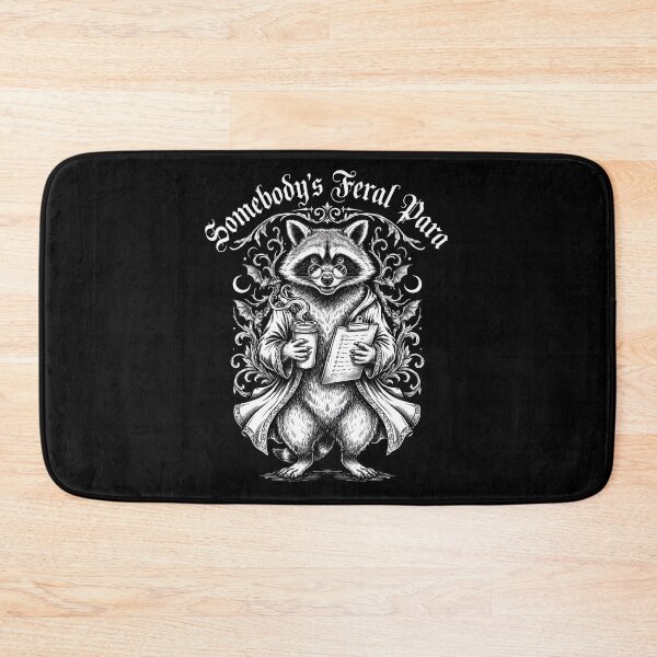 Item preview, Somebody’s Feral Para Raccoon Design for Paraeducators designed and sold by Redgiant87x.