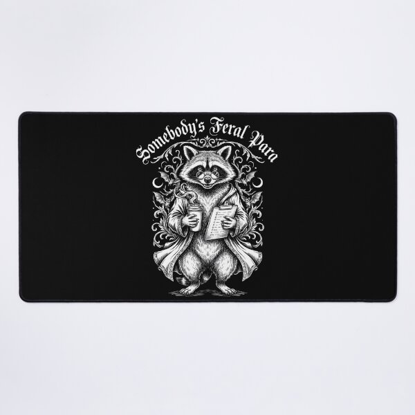 Item preview, Somebody’s Feral Para Raccoon Design for Paraeducators designed and sold by Redgiant87x.