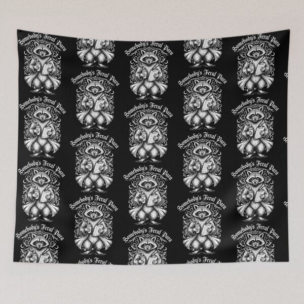 Item preview, Somebody’s Feral Para Raccoon Design for Paraeducators designed and sold by Redgiant87x.