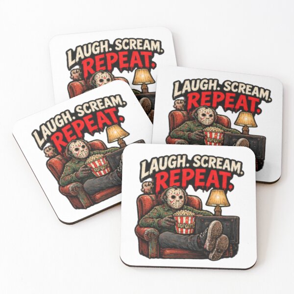 Item preview, Frightday Laugh Scream Repeat designed and sold by FrightDay.