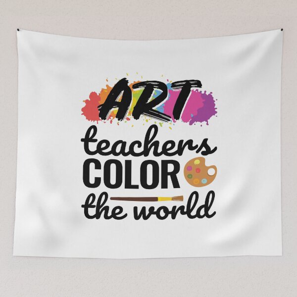 Item preview, Art Teachers Color the World Teacher Appreciation designed and sold by jaygo.