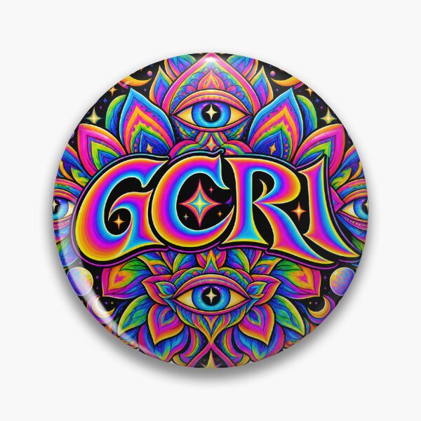 Item preview, GCR1 Psychedelic Eye Lotus – Cosmic Flower Mandala | Neon Surreal Art designed and sold by GCR1.