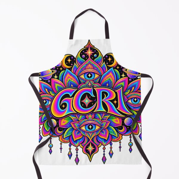 Item preview, GCR1 Psychedelic Eye Lotus – Cosmic Flower Mandala | Neon Surreal Art designed and sold by GCR1.