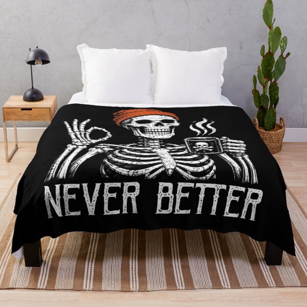 Item preview, Skeleton Drinking Coffee Men Funny Graphic Tees Halloween designed and sold by Alzasshop.