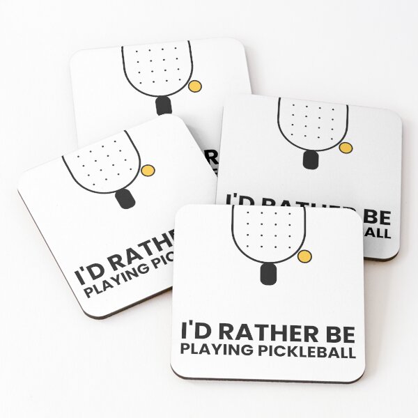 Item preview, Rather Be Playing Pickleball Funny Quote designed and sold by CourtCultureHQ.