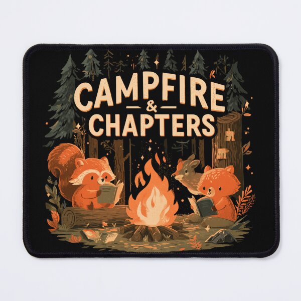 Item preview, Campfire&Chapters - Bookclub - Cozy Forest Reading Animals designed and sold by AceEye.